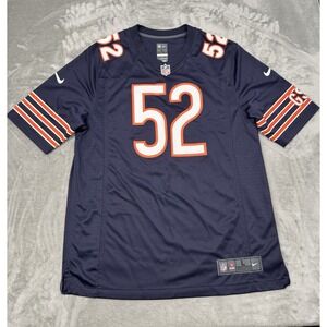Nike Khalil Mack #52 Chicago Bear Football Jersey Mens Large NFL On Field Blue